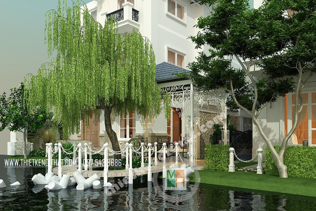 Kết quả hình ảnh cho biệt thự vườn 200m2 morehome